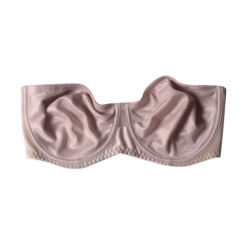 Women's Intimates Strapless large size ultra-thin sponge-free bra non-slip strapless bra push up bra underwear basic Women's Intimates Strapless large size ultra-thin sponge-free bra non-slip strapless bra push up bra underwear basic
