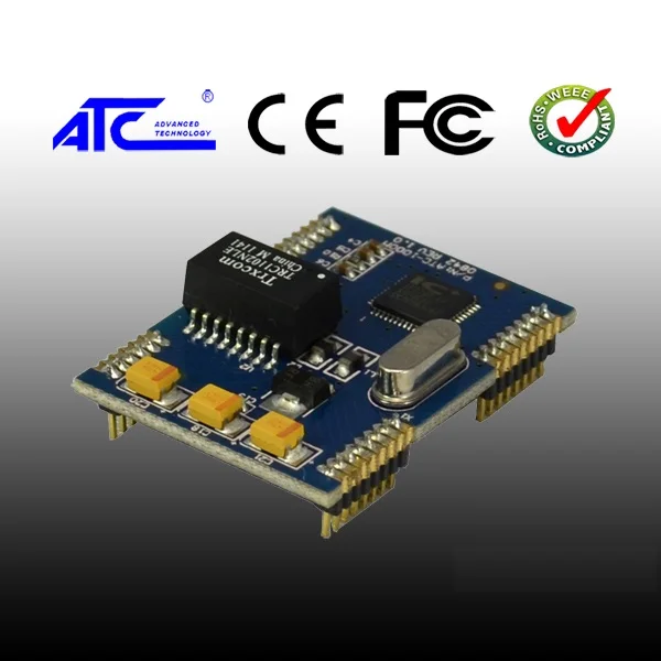 ATC-1000M TCP/IP к ttl последовательный Серверный модуль ttl к Ethernet rj45