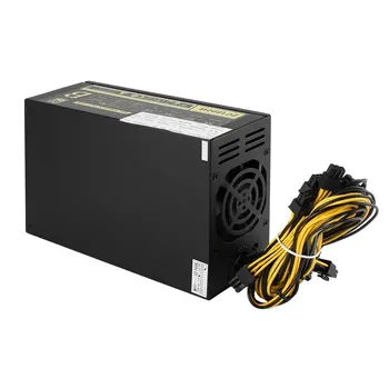 

Professional 1800W Vehicle Server Power Supply Miner Mining Dedicated Power Supply 6Pin For BTB Ant S5 S7 S9 A6 A7 L3 R4
