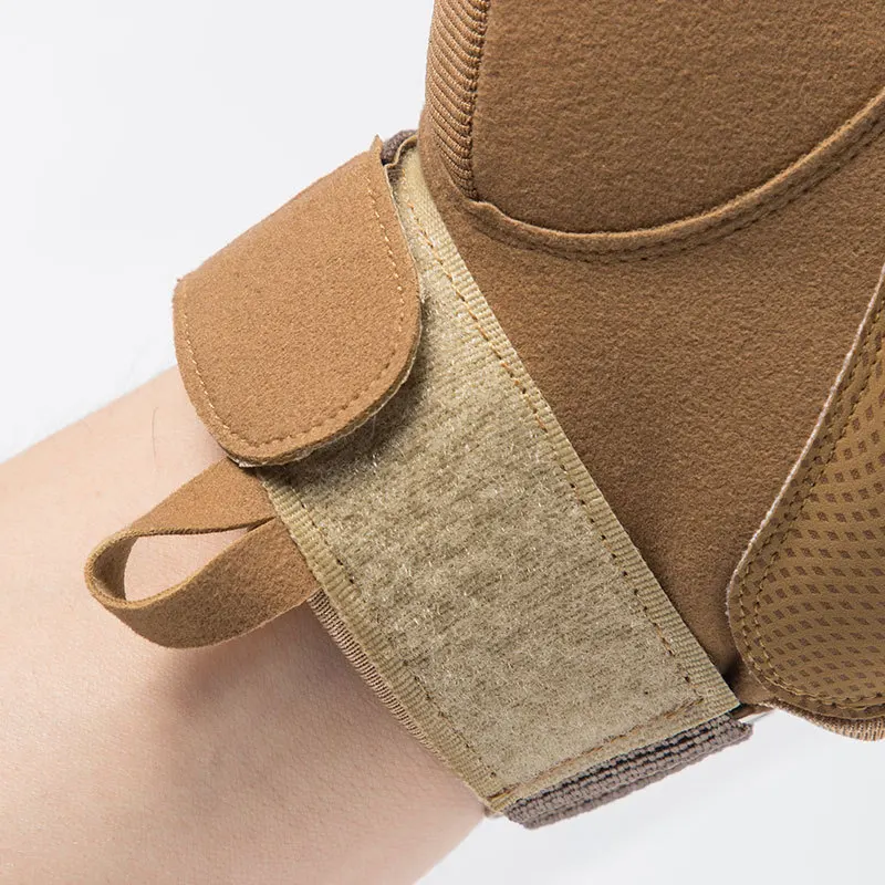 Рабочие перчатки без пальцев с твердыми костяшками женские полупальцами для