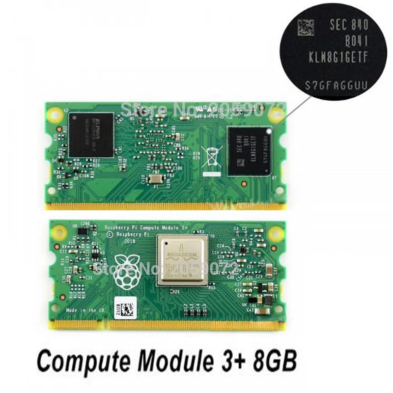 Малиновый pi compute module 3+ 8gb cm3 plus