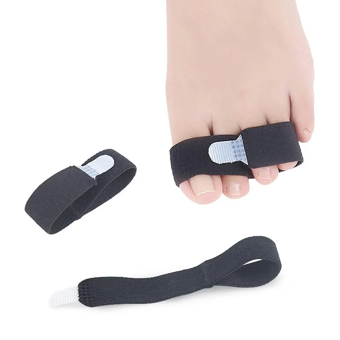 Hallux Valgus Corrector Bandage Toe Separator Splint Wraps Foot Care Tools 10 Pcs/lot Fabric Toe Finger Straightener Hammer Toe