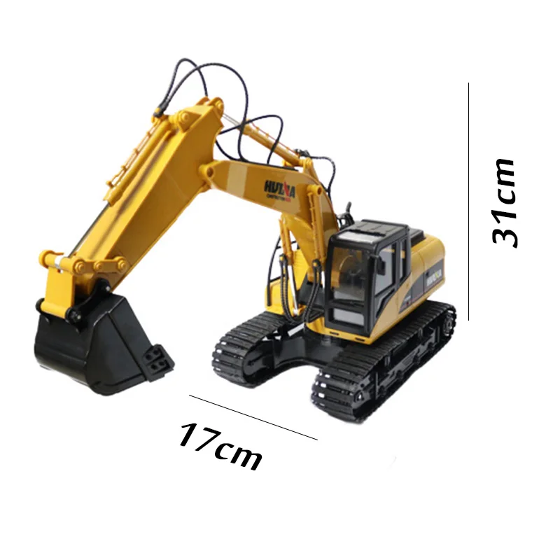 HUINA 1550 RC Гусеничный автомобиль 1/12 пульт дистанционного управления строительство внедорожный альпинистский Радиоуправляемый автомобиль игрушки подарок для детей грузовик RTR