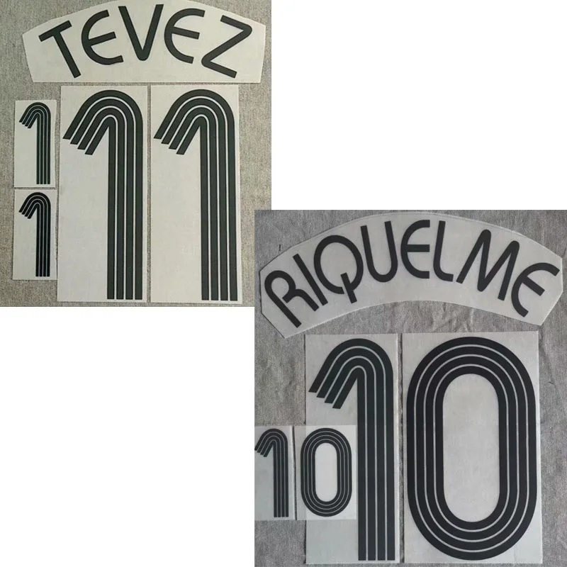 Печать рикелми Tevez Nameset 2006 нанесение номера на заказ | Дом и сад