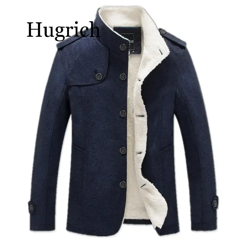 Brand Men Wool Blend Coats 2020 Winter Fashion Men's Solid Color High Quality Coat Clothing Male Thick Warm Overcoat Brand Men Wool Blend Coats 2020 Winter Fashion Men's Solid Color High Quality Coat Clothing Male Thick Warm Overcoat