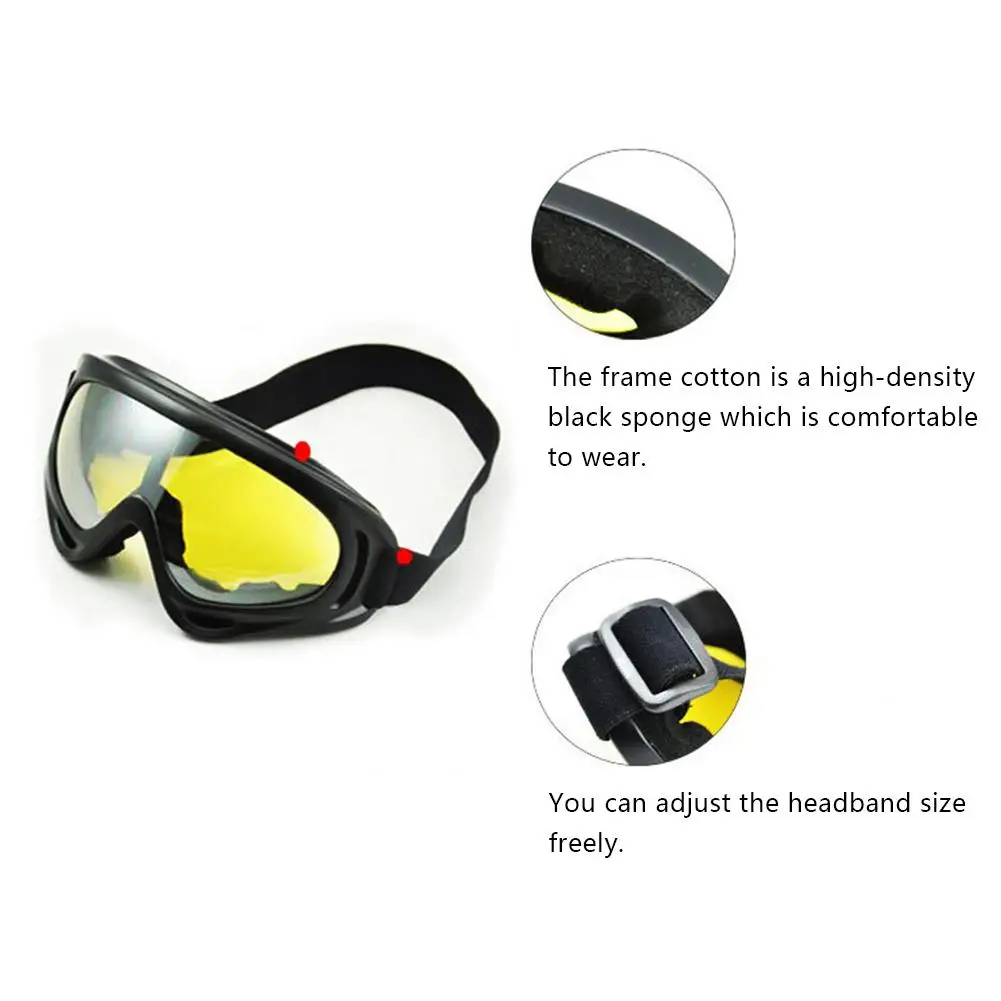 Outdoor Ski Goggles Skating Sports Wind And Dust Riding Glasses Anti-fog Big Ski Mask Glasses Skiing Men Women Snow Snowboard G