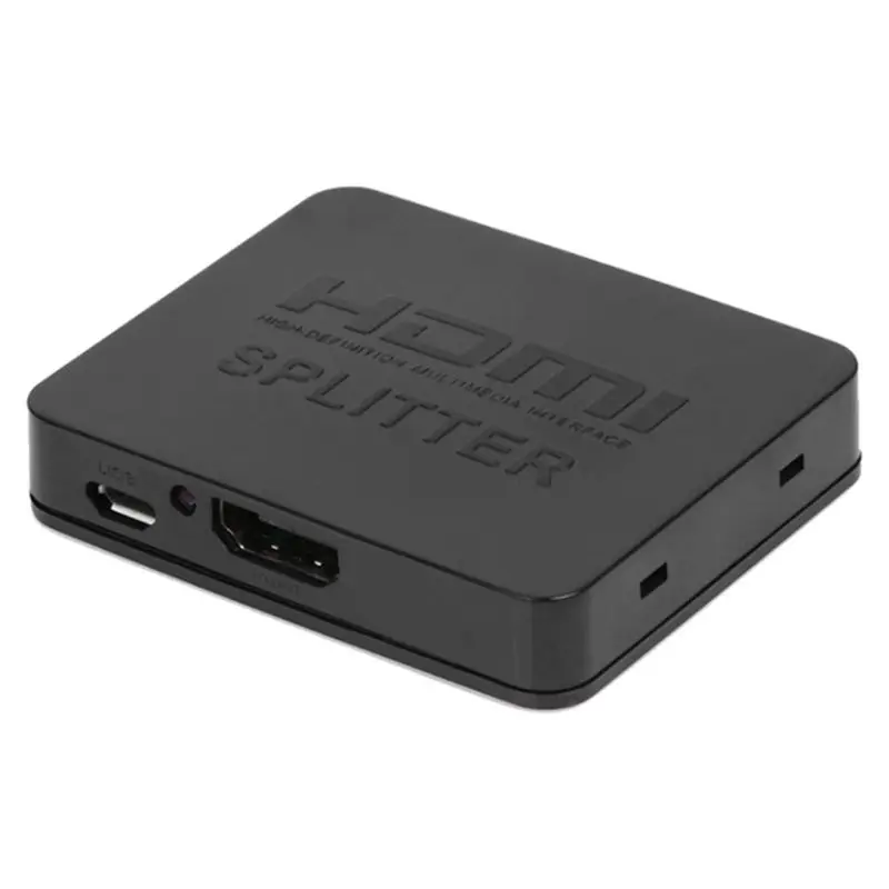 OOTDTY Мини Full HD 4K HDMI сплиттер 1x2 один в два из коммутатор адаптер с кабелем комплект