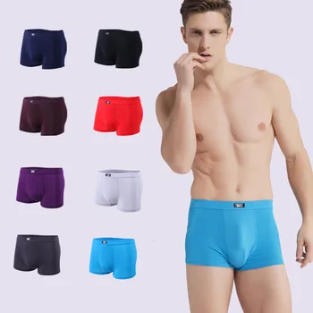 

Mid-waist Men's Underwear Modal Men's Boxer Pants Sexy Breathable Boxer Head U Convex Design Sexy Breathable Shorts Panties