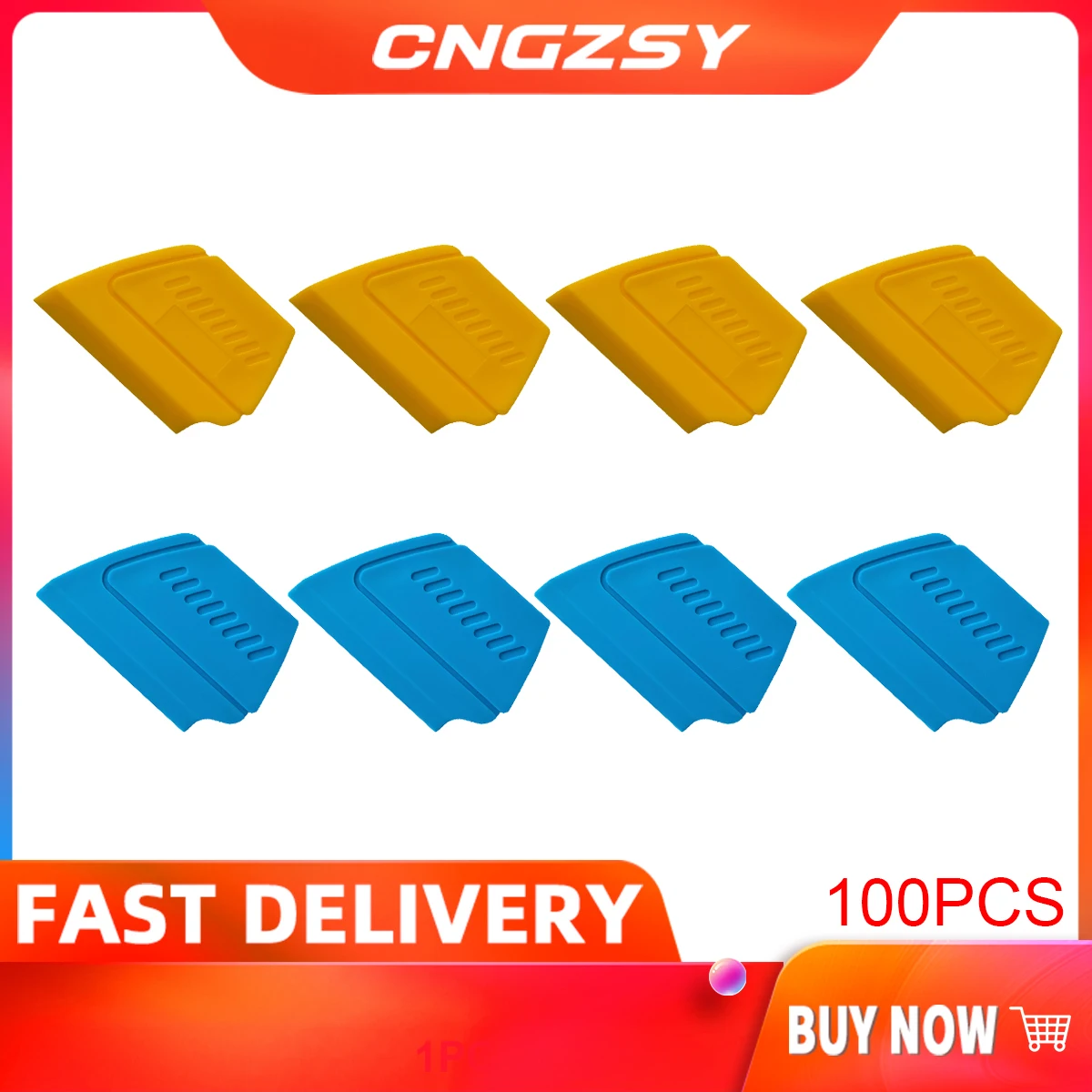 100pcs Multifunction Mini Squeegee Home Car Dirty Cleaning Scraper Protector Sticker Vinyl Film Wrap Install Tool CNGZSY 100A14 |