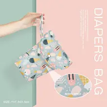 Sacs à couches imperméables réutilisables pour bébés, pochette Portable de grande capacité pour maman, organisateur de couches, vente en gros, nouvelle collection 