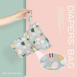 Novo à prova dwaterproof água sacos de fraldas do bebê reutilizável infantil bolsa portátil grande capacidade múmia sacos organizador de fraldas atacado