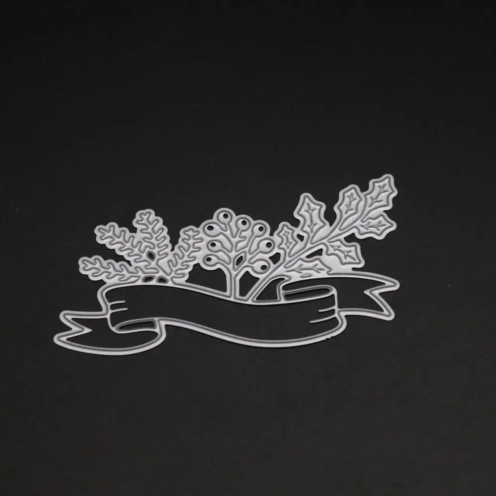 

ZhuoAng Red ribbon Cutting Dies for Card Making DIY Scrapbooking Photo Album Decoretive Embossing Stencial
