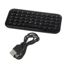 Wireless Bluetooth Mini Keyboard for Tablet Laptop PC Ergonomic  49 Keys Keyboard with USB Cable