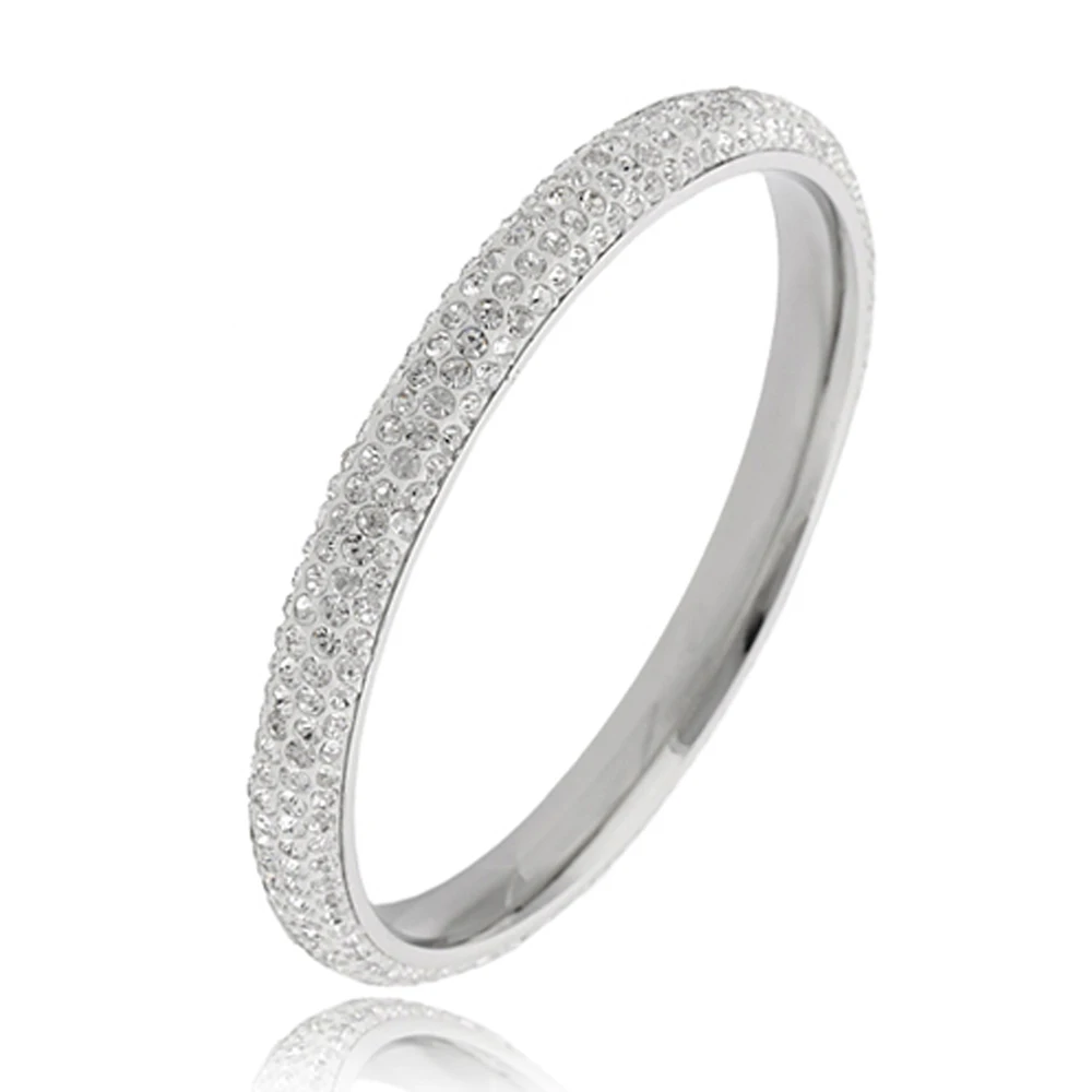 Fashion Crystal Jewelry Stainless Steel bracelets bangles For Women bangle bracelet stainless steel bracelet crystal bracelets