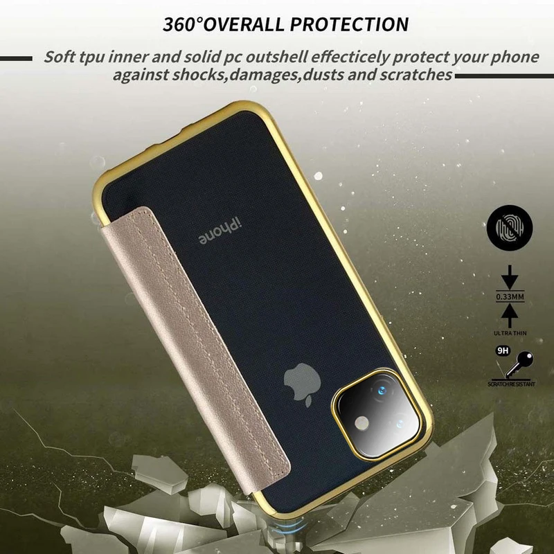 Чехол для Apple iPhone X 11 Pro SE 2 тонкий книжка из ПУ кожи силиконовый чехол 8 Plus с
