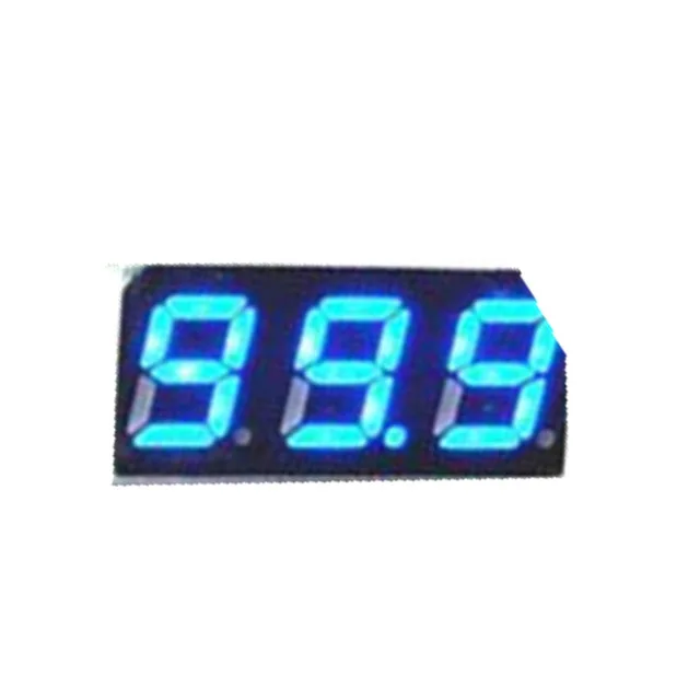 1 шт. мини 0,28 дюйма 0,2" 3 провода цифровой вольтметр Синий Красный Зеленый Желтый светодиодный дисплей постоянного тока 0-100 в измеритель напряжения - Цвет: Blue