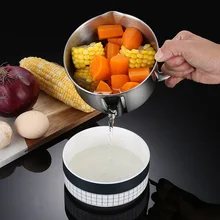 304 нержавеющая сталь разделитель масла для супа кухонный масляный фильтр детский Суп Фильтр для воды чаша кухонный гаджет