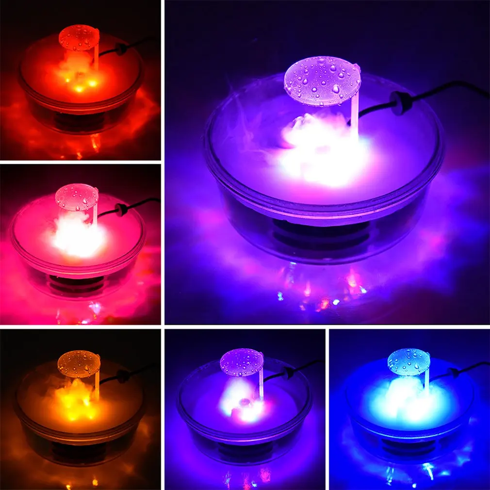 

Halloween Witch Pot Smoke Machine Led Humidifier Color Changing Creepy Decor Party Diy Scene Layout Prank Toy