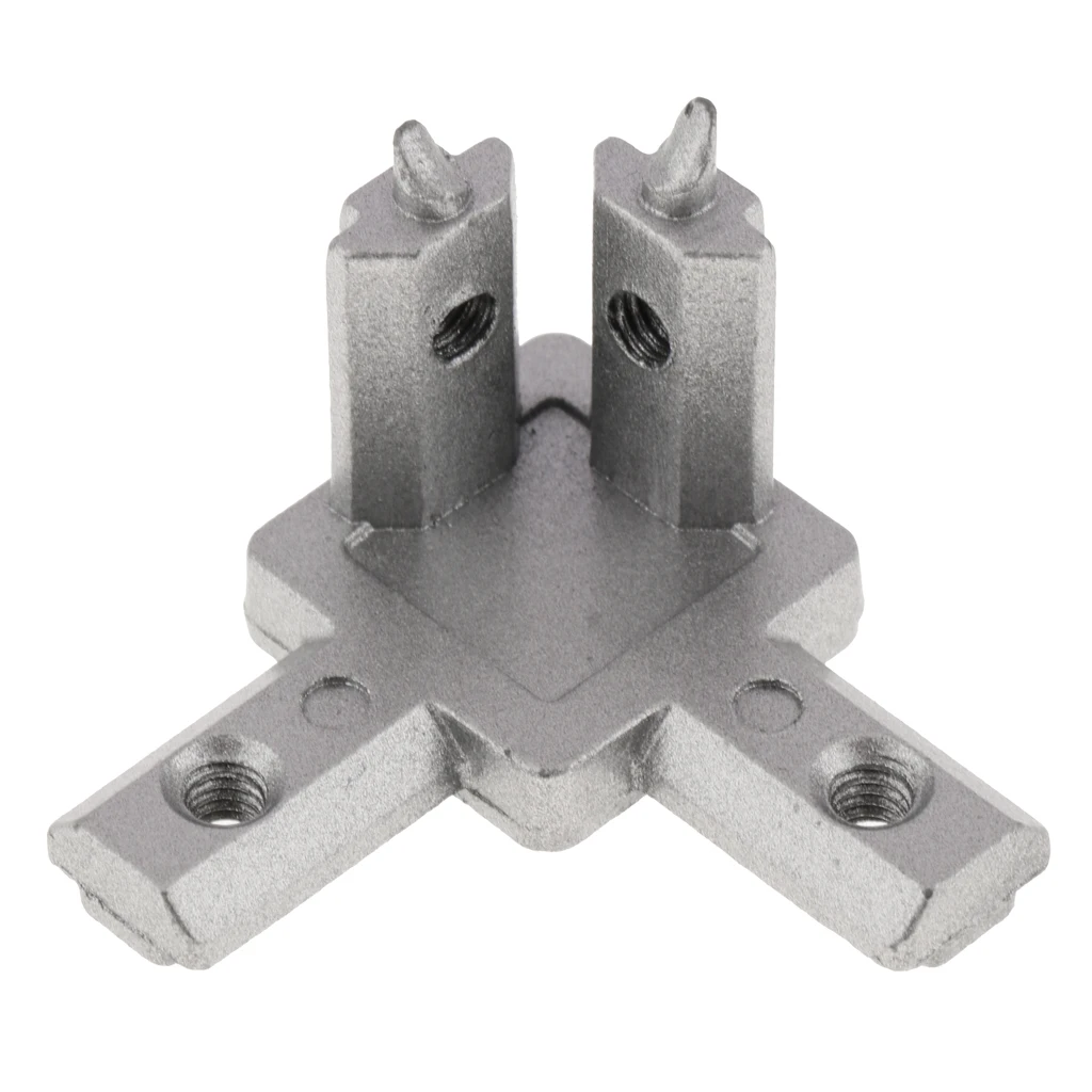 Aluminum T-slot Profile L 3 Way 90 Deg Inside Corner Connector Joint 2020 EU