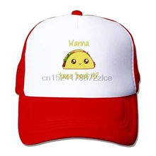 Wanna Taco About It Мужская облегающая сетчатая шляпа бейсболки
