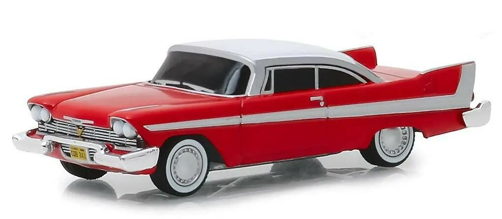 Зеленый светильник 1: 64 1958 Плимут фурия бутик сплава игрушки для детей модель оригинальная коробка