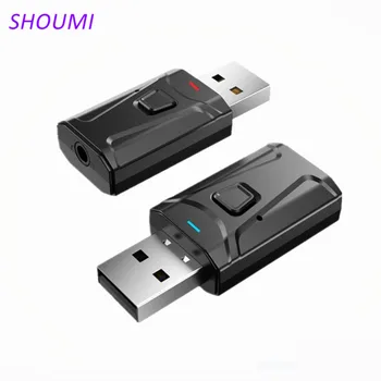 

Bluetooth 5.0 Wireless Headphones Adaptor Outdated Soundbox Savior Wireless Receiver and Emitter 3.5mm Adapter Direct Selling