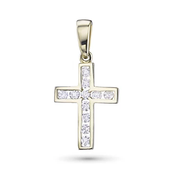 

Pendant in yellow gold with diamonds
