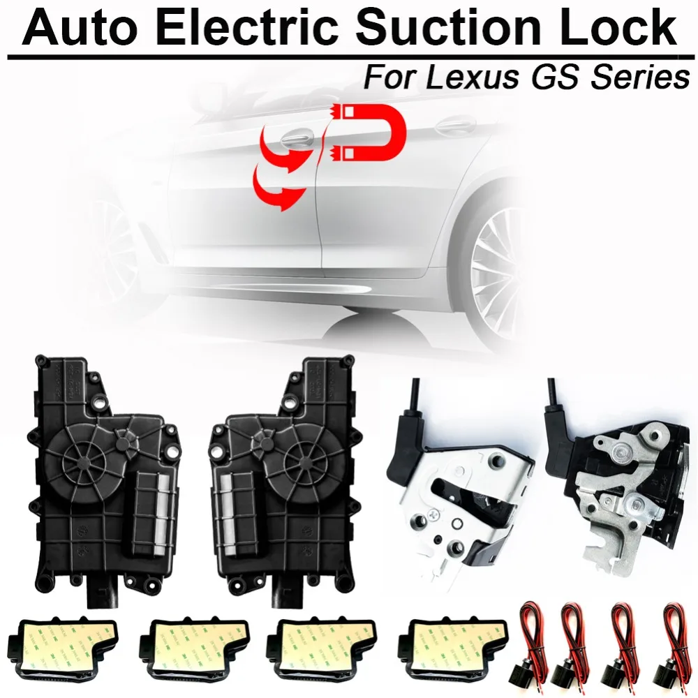 CARBAR Smart Auto Electric Suction Door Lock for Lexus GS Series 2012- Automatic Soft Close Door Su
