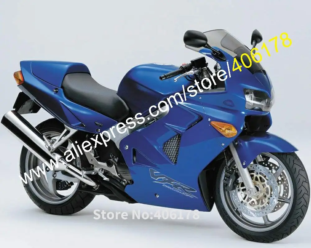 VFR800RR 98 99 00 01 VFR 800 1998 1999 2000 2001 ABS обтекатель для Honda VFR800 мотоцикла синего цвета|fairing kits