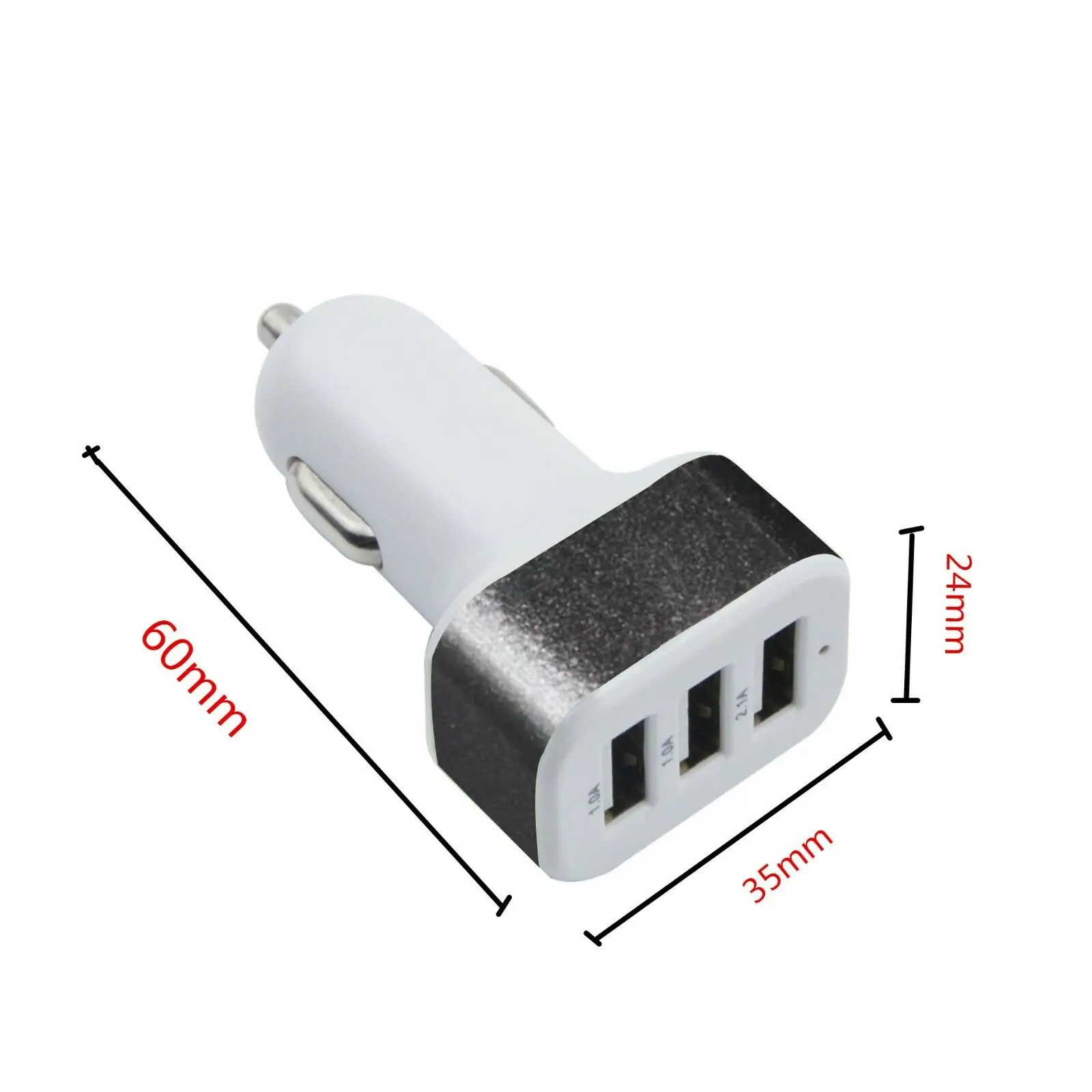 4.1A 3 порта три зарядного устройства USB розетка для автомобильного прикуривателя с зарядкой напряжения USB адаптер питания зарядное устройство 12 в 24 В автомобильные аксессуары