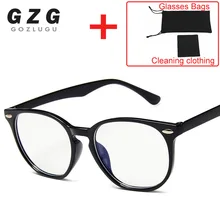 Женские очки, оправа для мужчин, анти-синий светильник, оправа для очков, винтажные круглые прозрачные линзы, очки, оптическая оправа для очков