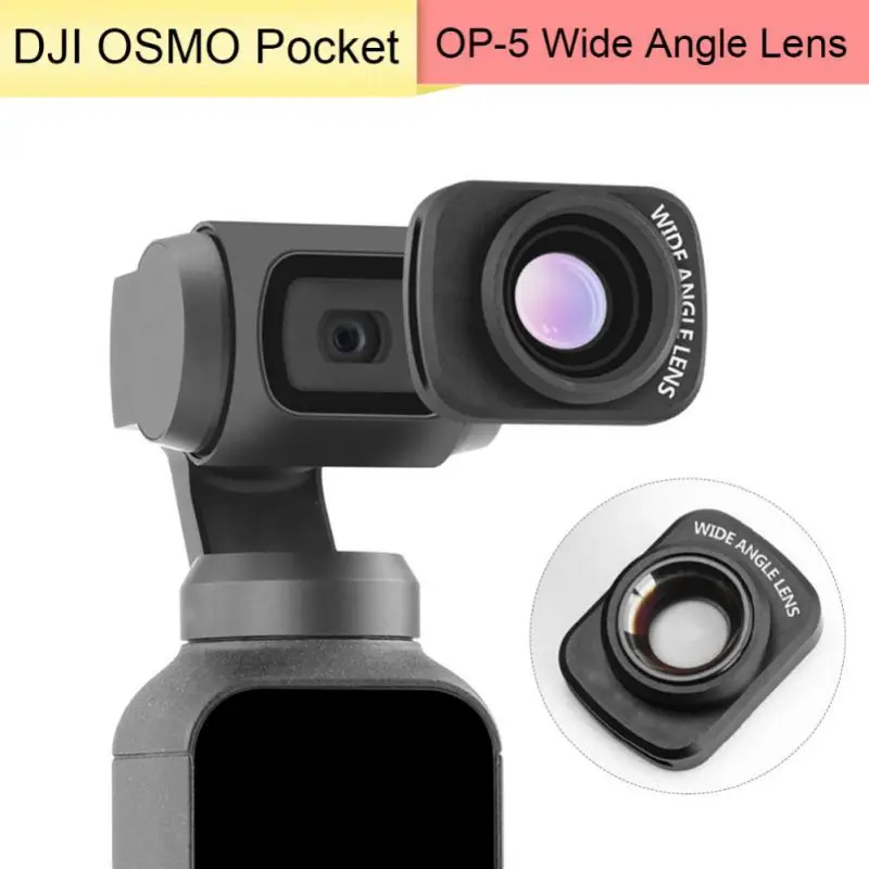 Ulanz Магнитный Карманный широкоугольный объектив для DJI Osmo изысканные и компактные Объективы для камеры