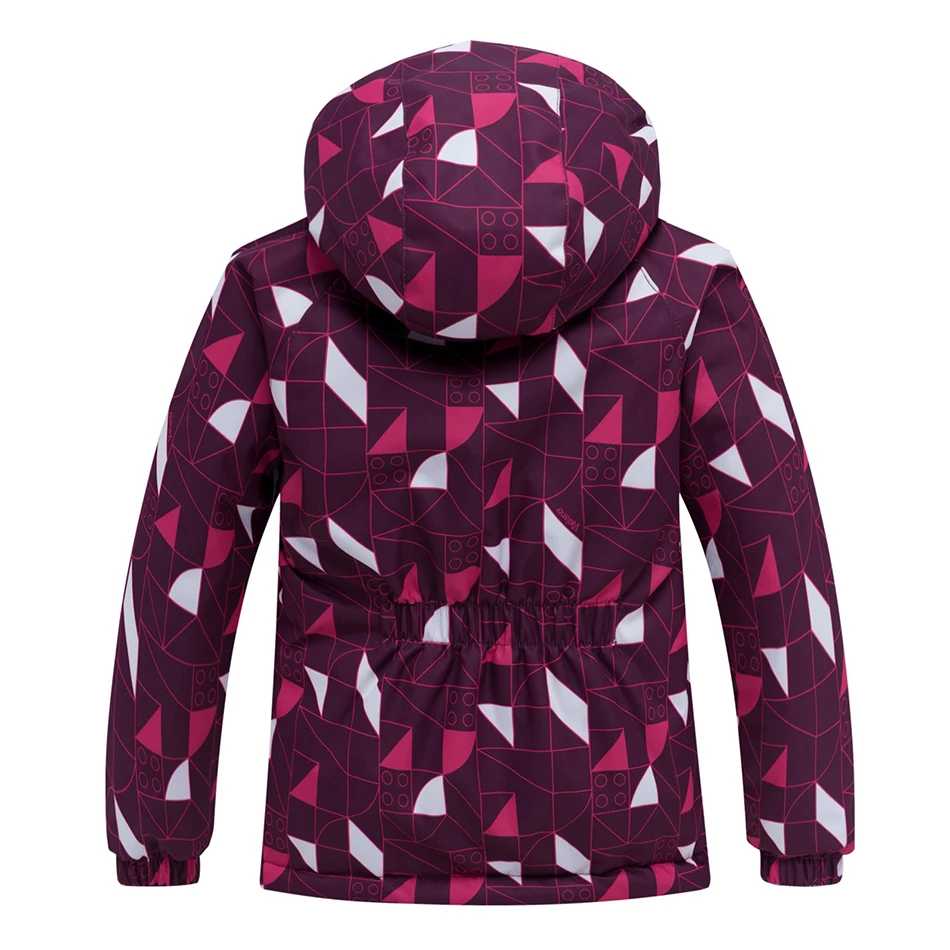 VALIANLY лыжный костюм для девочек детская Лыжная куртка+ штаны на лямках зимний детский лыжный костюм для девочек, лыжный комплект теплая уличная водонепроницаемая ветрозащитная