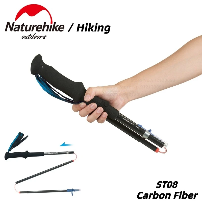 Huisdieren Deuk Ster Naturehike Carbon Fiber Externe Quick Lock Trekking Pole Wandelen Telescoop  Stok Nordic Wandelstok Schieten Kruk Senderismo|Wandelstokken| - AliExpress