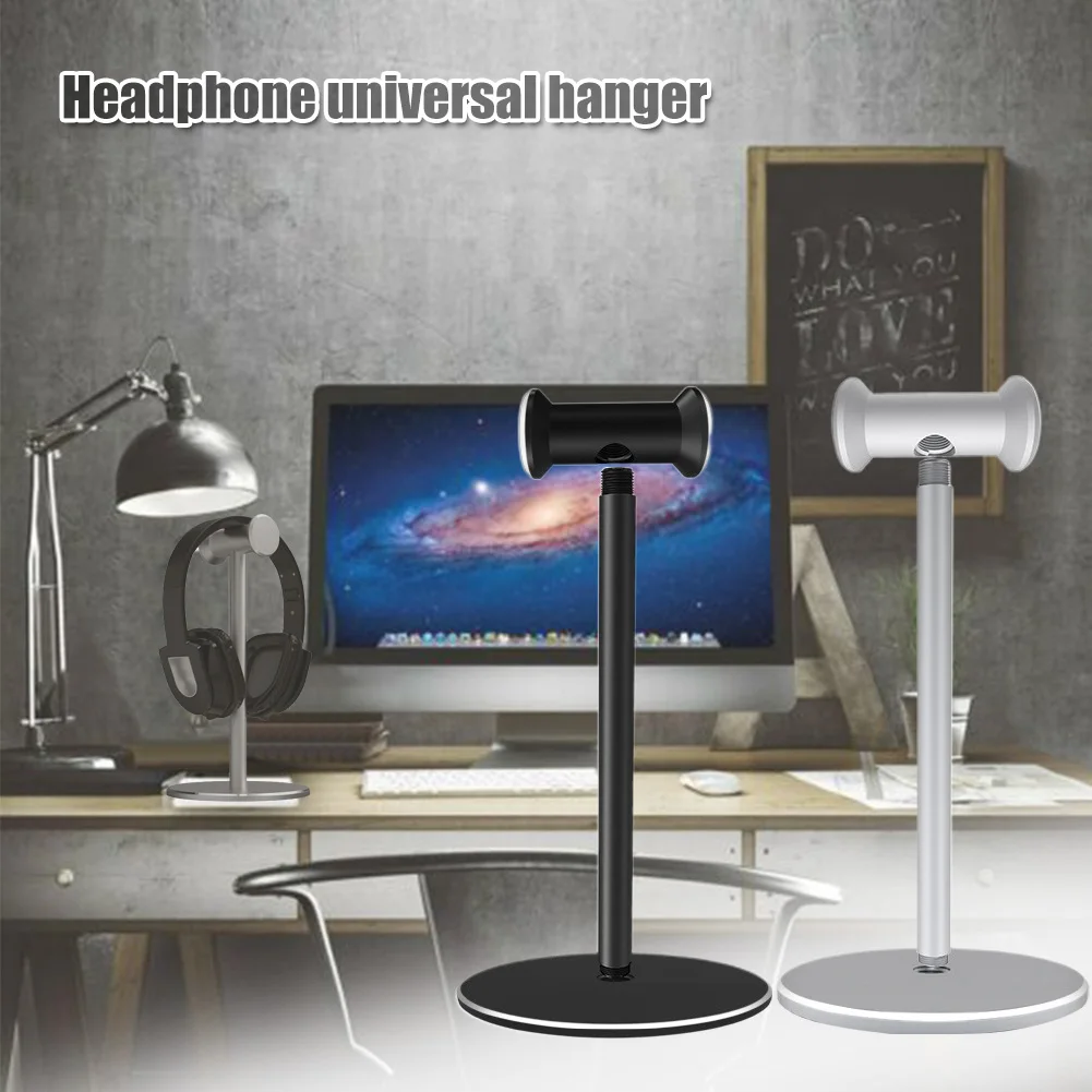Detachable Desk Display Headphone Hanger Hanging Storage Home Multipurpose Headset Holder Table Top Space Saving Anti Slip
