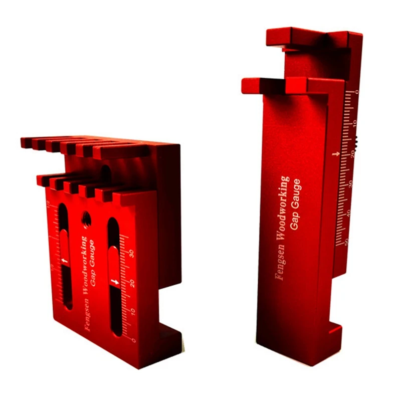 Depth Measuring Ruler Woodworking Mini Gaps Gauge Aluminum Alloy Depth