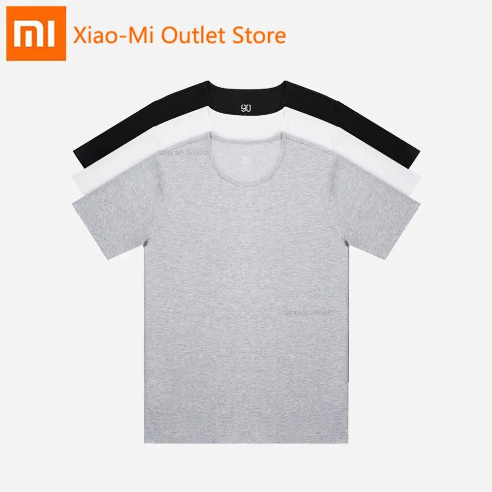 

Xiaomi Youpin 90 Silver Ion Antibacterial T-Shirt 2 in 1 Antibacterial Soft Silky Moisture Permeable Easy To Dry Fresh Last