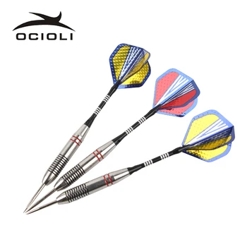 

High Quality New 3 Pcs/Sets of Darts Professional 24g Steel Tip Dart with Aluminium Shafts Nice Dart Flights Indoor Sports