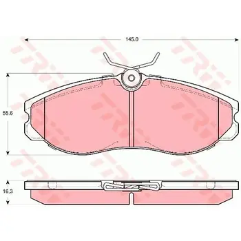 

Front pads NISSAN TERRANO II 2.7TDi, 3.0Di 96-07 TRW GDB33