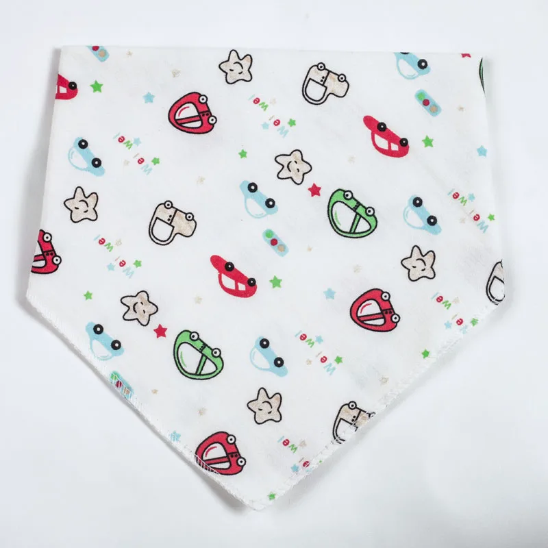 1Pc Baby Bandana Bibs Triangle Burp Cloths Cartoon Saliva Towel Baby Feeding Bibs Soft Absorbent Boys Girl Bibs Baby Shower Gift custom baby accessories Baby Accessories