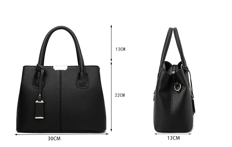Women Top-Handle Handbags,Elegant Simple Style Leather Shoulder Messenger Bags for Young Ladies 7 Colors - Image 3
