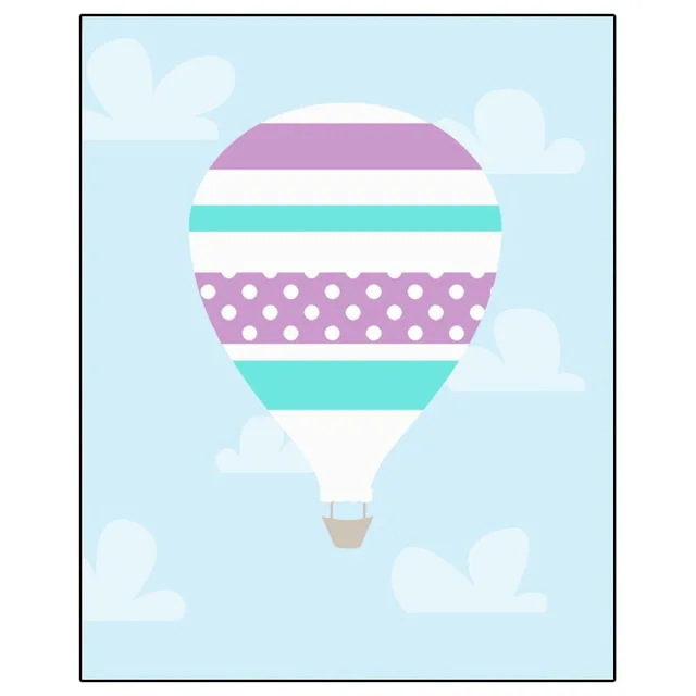 Baby-Girl-Nursery-Art-Hot-Air-Balloon-and-Dream-Big-Little-One-Quote-Nordic-Posters-Wall.jpg_640x640