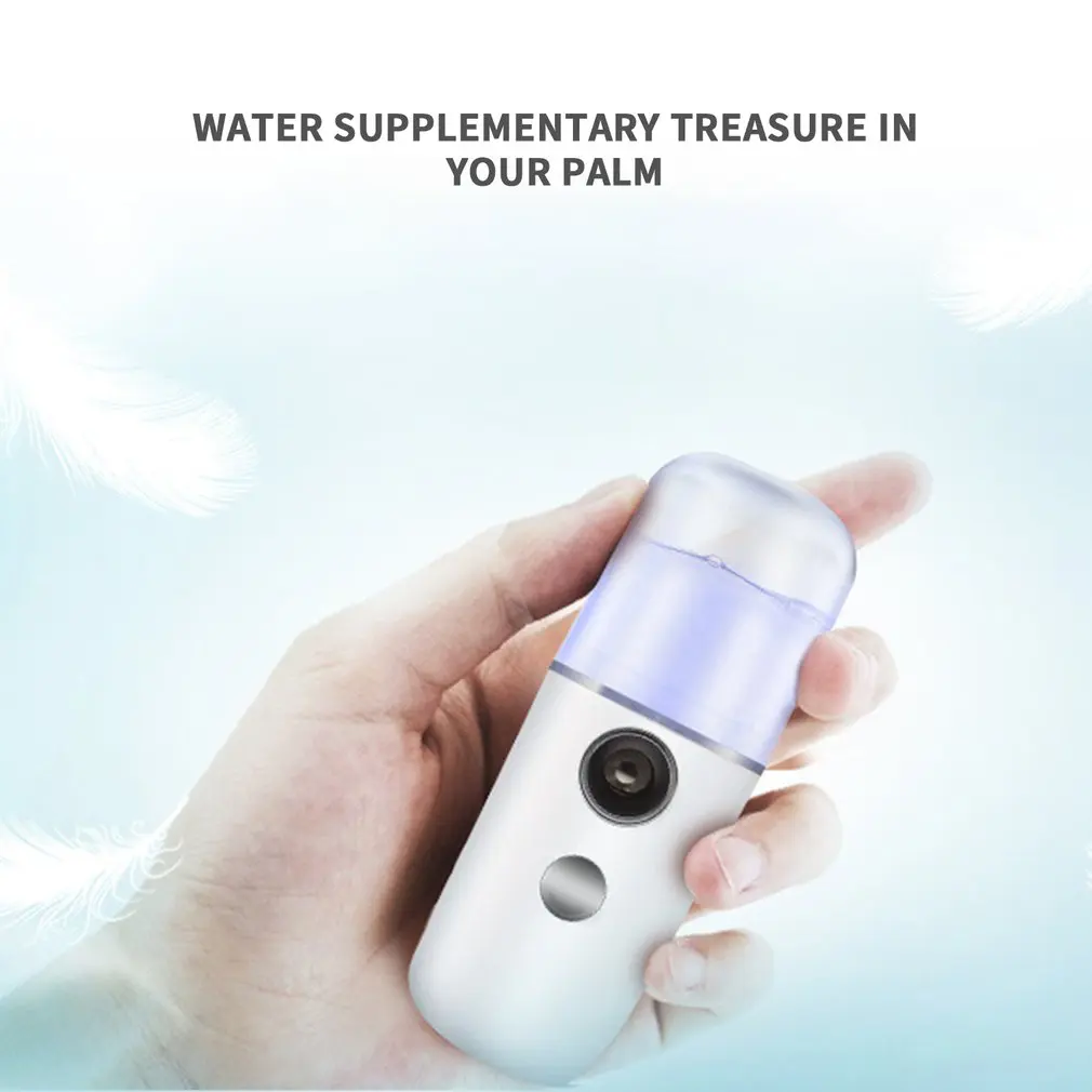 

30ML Nano Portable Fog Sprayer Body Nebulizer Facial Steamer Moisturizing Skin Care Mini Facial Spray Beauty Tools
