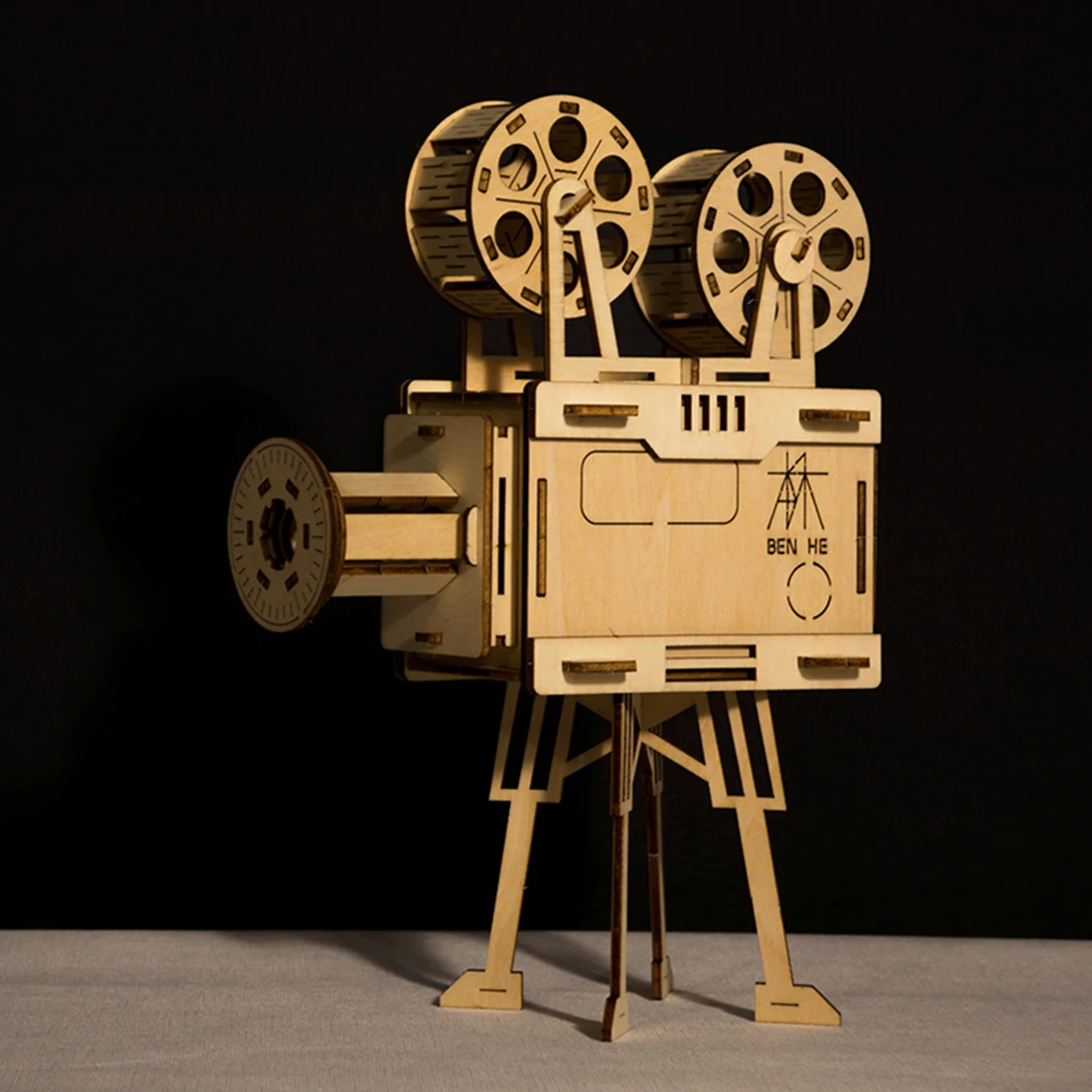 124 шт DIY 3D старый телефон головоломка деревянная Модель Строительный набор сборка старый телефон игрушка модель развивающая игрушка подарок для детей и взрослых