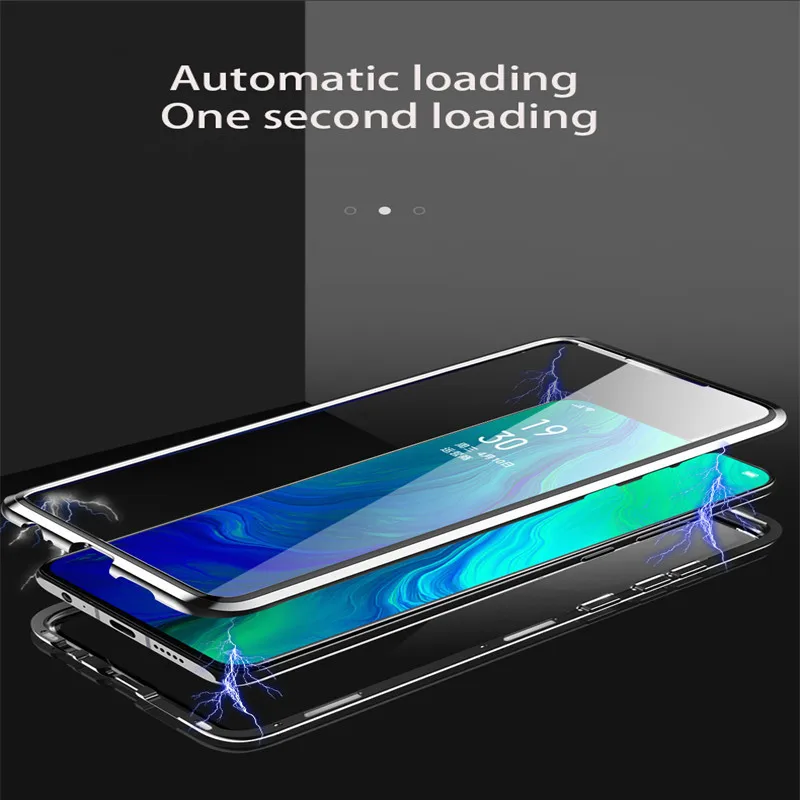 Чехол-бампер для OPPO Reno2 Z 10X k3 R17 металлический прозрачный | Мобильные телефоны и