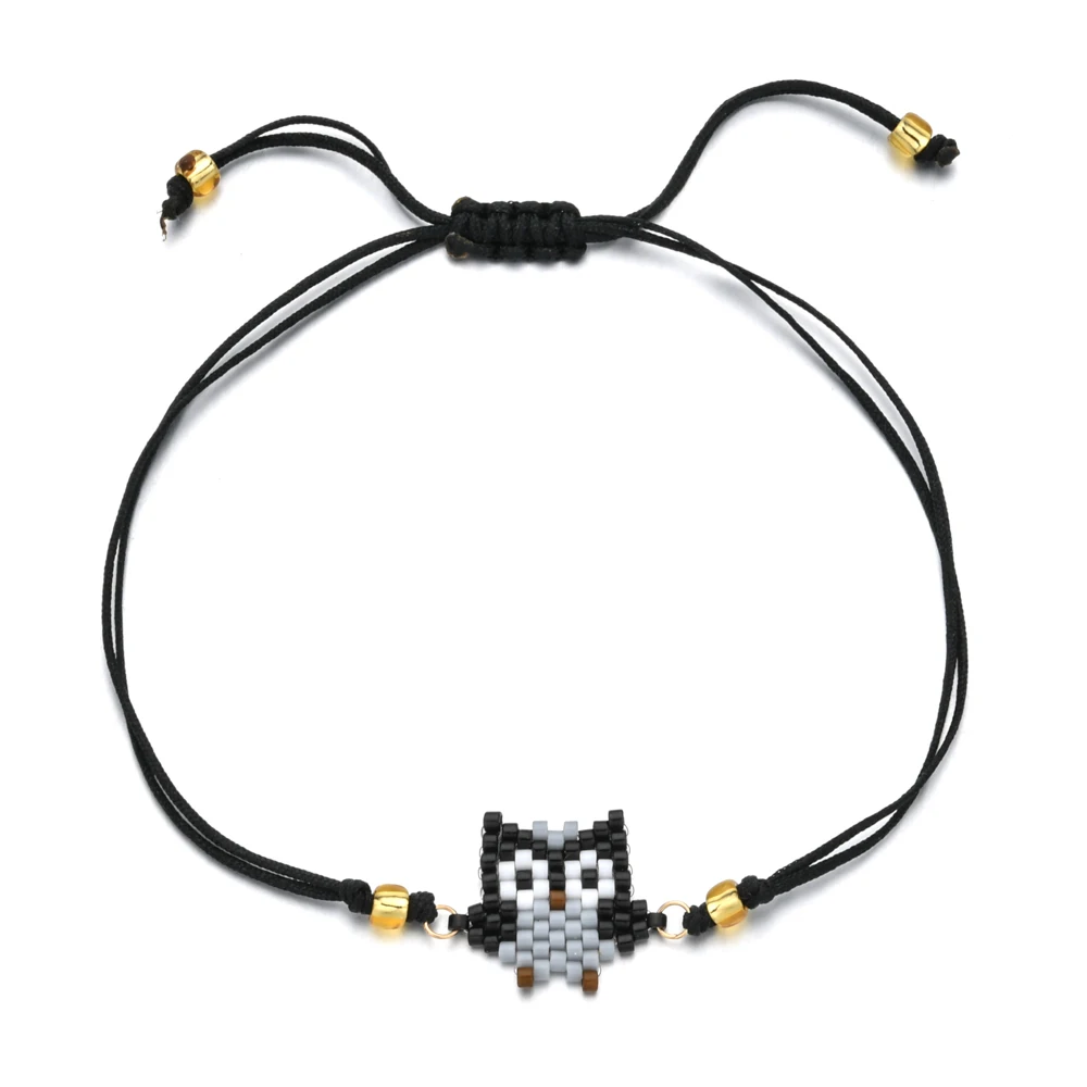 Модный браслет Bohe Elk Santa Bee бисер Miyuki браслеты из бусин Pulseras Mujer золотые бусины Delica ювелирные изделия ручной работы - Окраска металла: A12