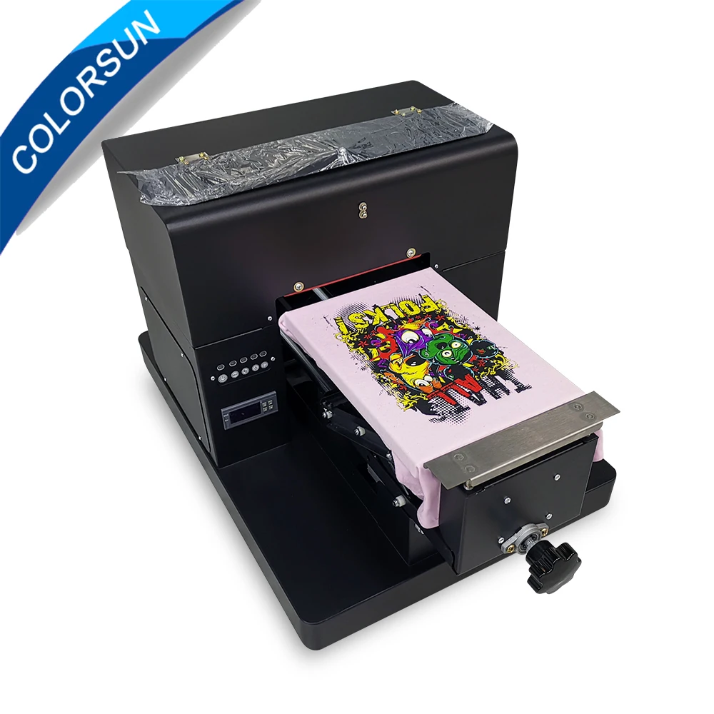 Планшетный принтер Colorsun A4 непосредственно для одежды футболка струйный