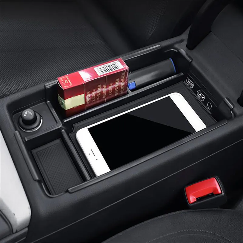 Scatola Portaoggetti Per Bracciolo Audi A4 A5 2017-2024 - Nero ABS, Installazione Senza Modifiche - Foto 4