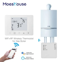 WiFi Smart Thermostat Wand-Hing Gas Boiler Heizung Temperatur Controller Arbeit mit Alexa Google Hause