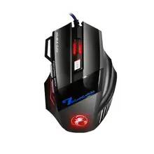 IMICE X7 Gaming Maus Ergonomisches Design 7 Taste 4 getriebe DPI Einstellung ABS Doppel-klicken Schlüssel Optische Maus für computer